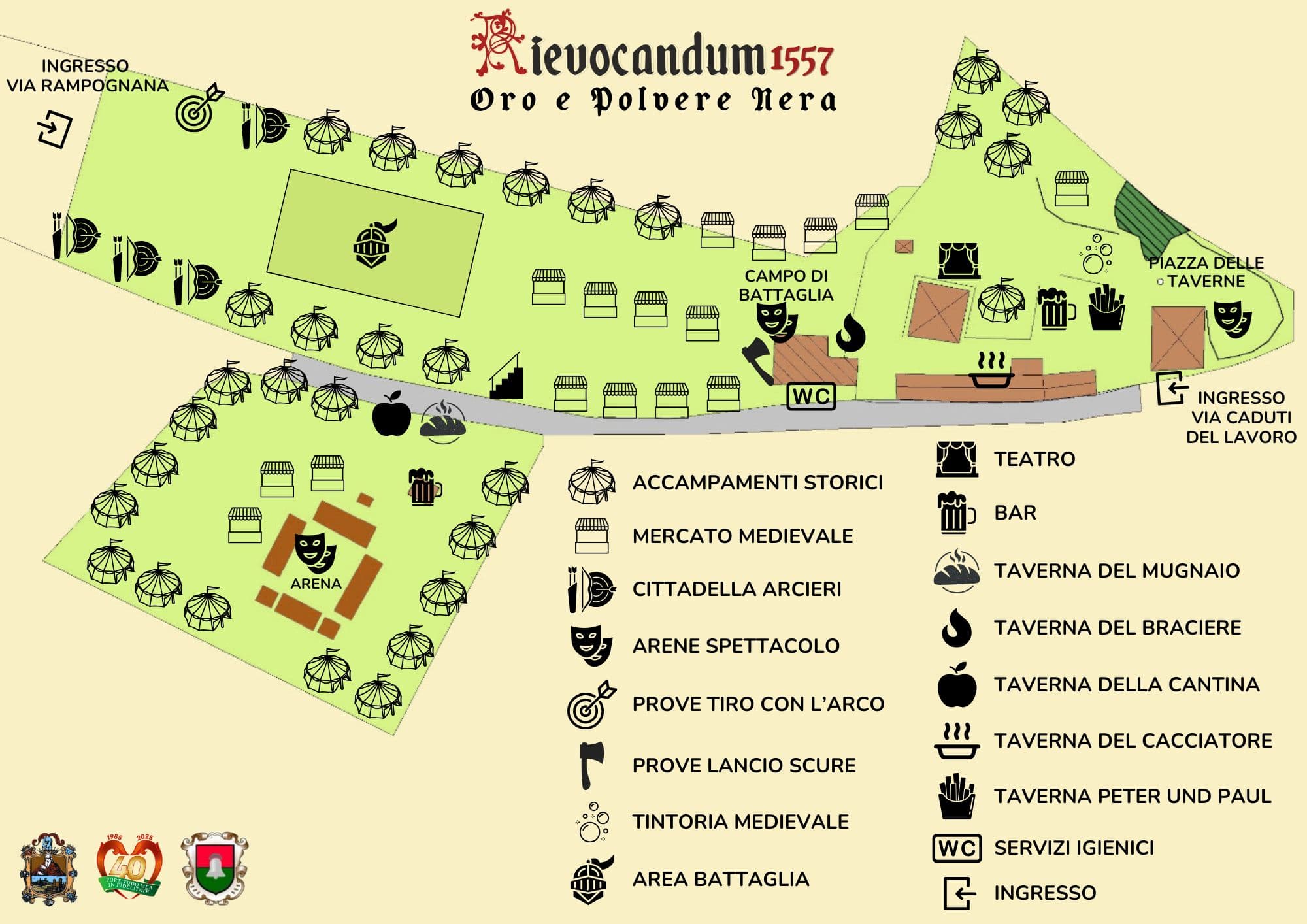 mappa della festa